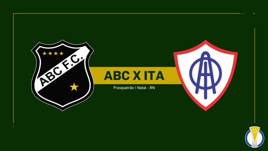 Onde Assistir ABC x Itabaiana: Brasileirão Série C (19ª rodada)