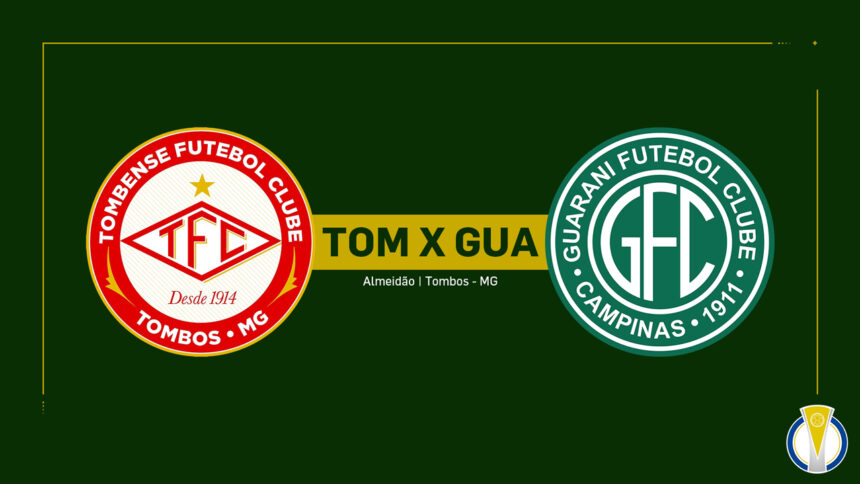 Onde Assistir Tombense x Guarani: Brasileirão Série C (19ª rodada)