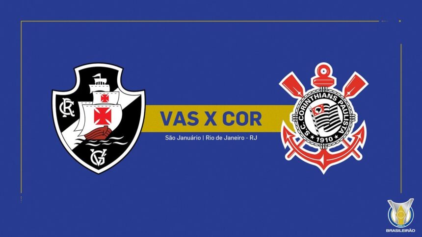 Onde Assistir Vasco da Gama x Corinthians: Brasileirão Série A (21ª rodada)