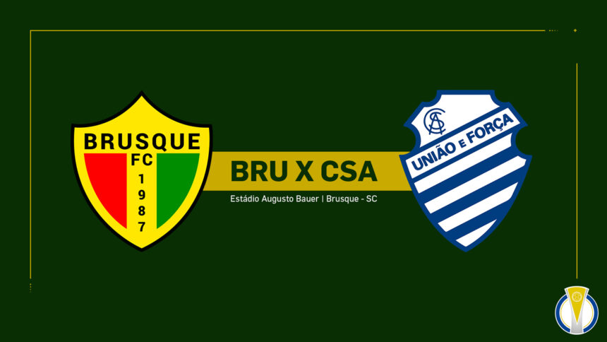 Onde Assistir Brusque x CSA: Brasileirão Série C (19ª rodada)