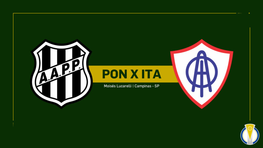 Onde Assistir Ponte Preta x Itabaiana: Brasileirão Série C (17ª rodada)