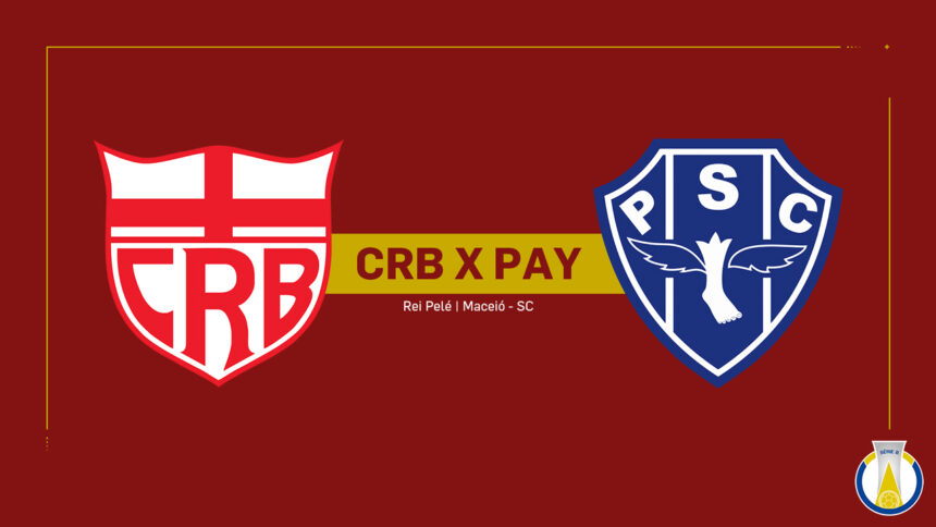 Onde Assistir CRB x Paysandu: Brasileirão Série B (24ª rodada)