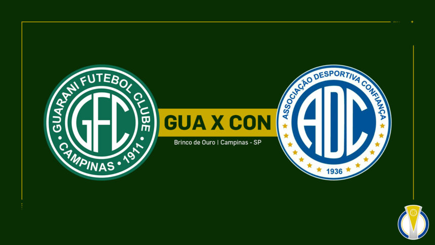 Onde Assistir Guarani x Confiança: Brasileirão Série C (18ª rodada)