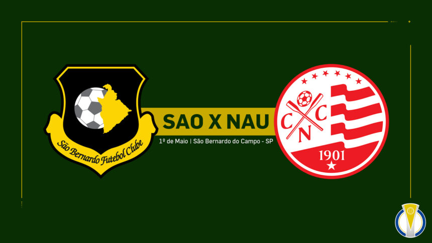 Onde Assistir São Bernardo x Náutico: Brasileirão Série C (18ª rodada)