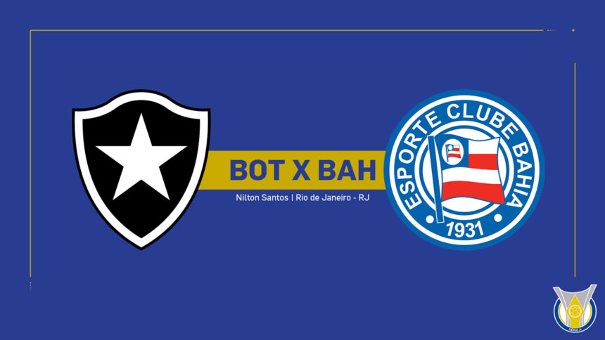 Onde Assistir Botafogo x Bahia: Brasileirão Série A (26ª rodada)