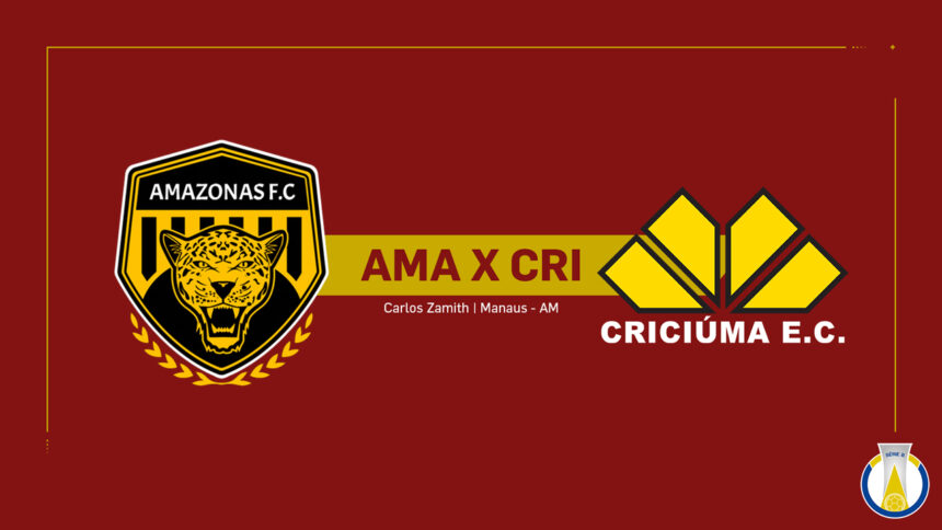 Onde Assistir Amazonas x Criciúma: Brasileirão Série B (31ª rodada)