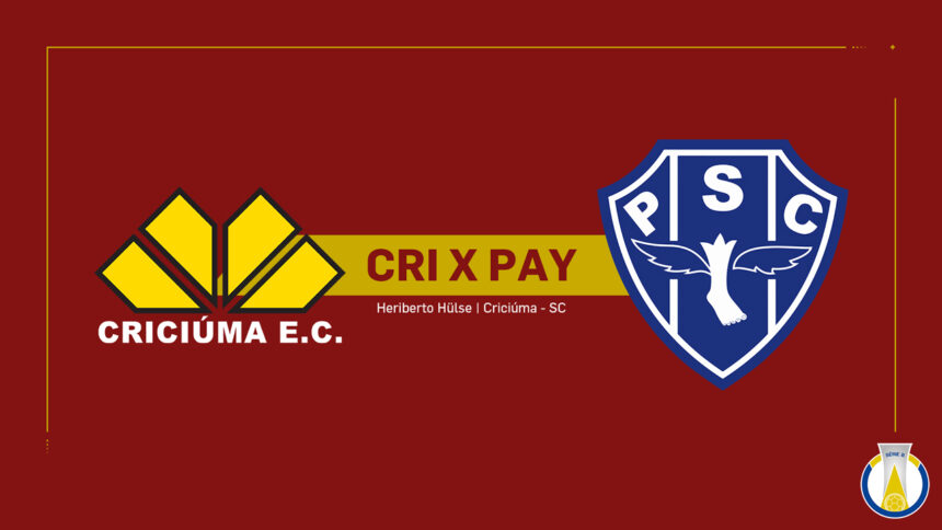 Onde Assistir Criciúma x Paysandu: Brasileirão Série B (29ª rodada)