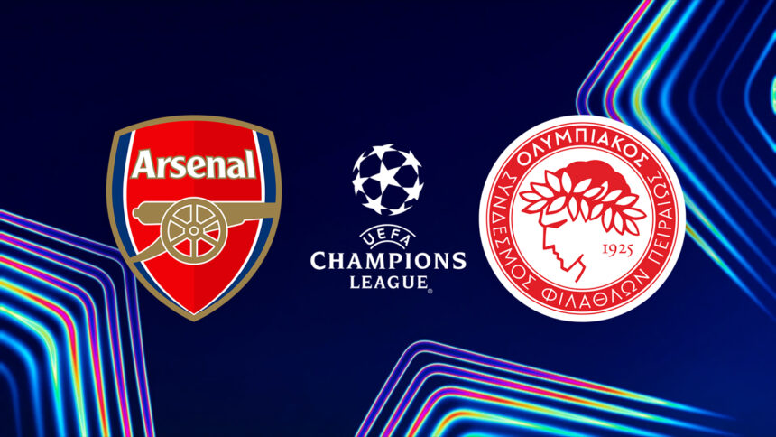 Onde Assistir Arsenal x Olympiacos: UEFA Champions League (2ª rodada)