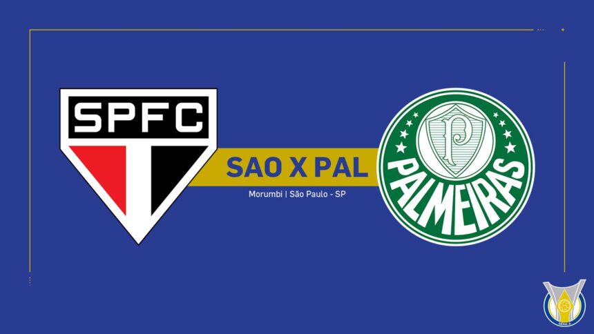 Onde Assistir São Paulo x Palmeiras: Brasileirão Série A (27ª rodada)