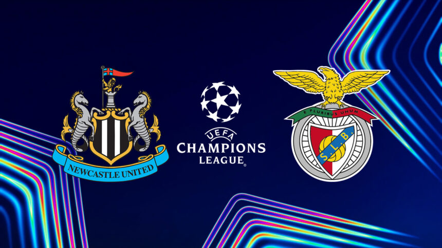 Onde Assistir Newcastle United x Benfica: UEFA Champions League (3ª rodada)