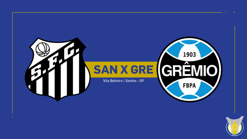 Onde Assistir Santos x Grêmio: Brasileirão Série A (26ª rodada)