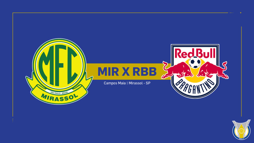 Onde Assistir Mirassol x Bragantino: Brasileirão Série A (26ª rodada)