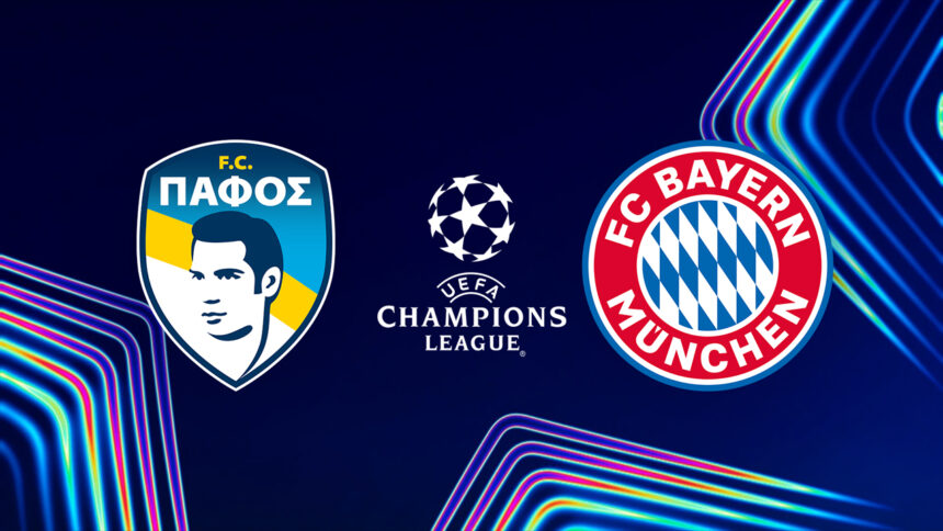 Onde Assistir Pafos x Bayern Munich: UEFA Champions League (2ª rodada)