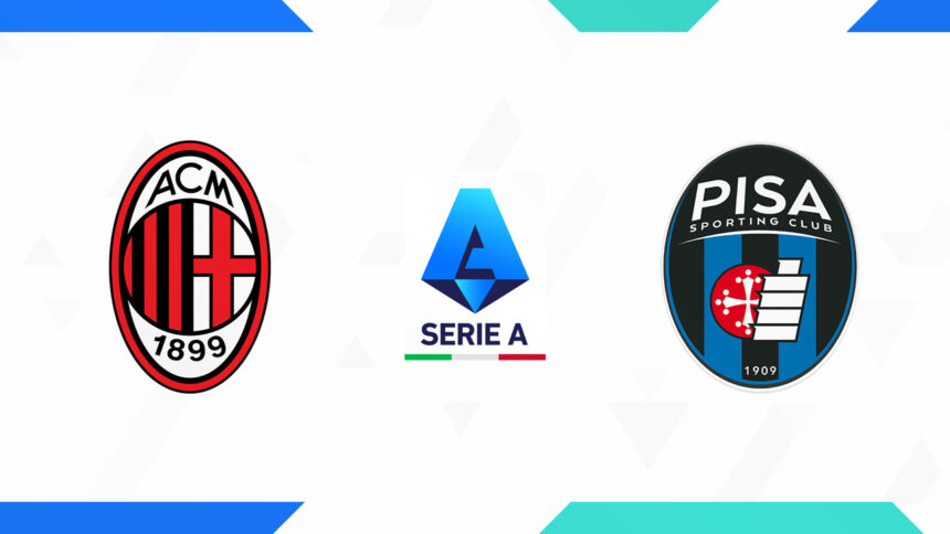 Onde Assistir AC Milan x Pisa: Serie A (Itália) (8ª rodada)