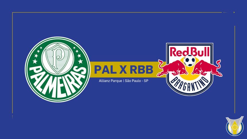 Onde Assistir Palmeiras x Bragantino: Brasileirão Série A (28ª rodada)