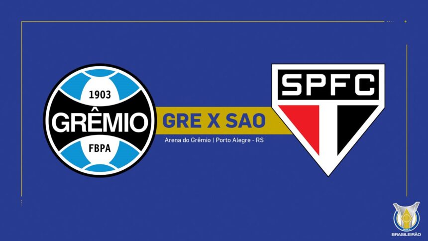 Onde Assistir Grêmio x São Paulo: Brasileirão Série A (28ª rodada)