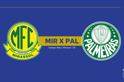 Onde Assistir Mirassol x Palmeiras: Brasileirão Série A (33ª rodada)